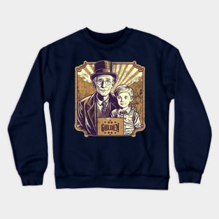 Willy Wonka Golden Ticket Crewneck Sweatshirt